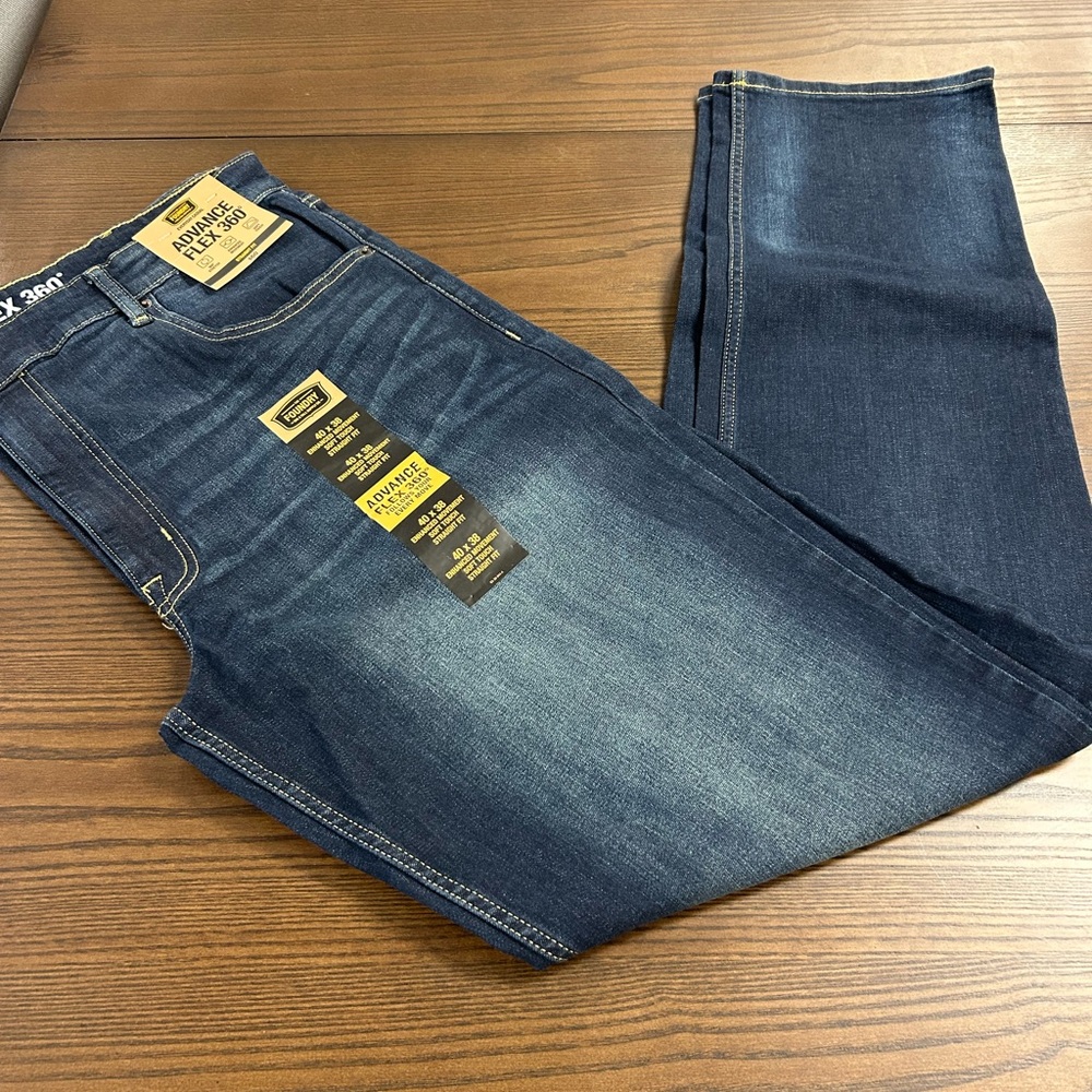 The Foundry Supply Co. Blue Relaxed Jeans